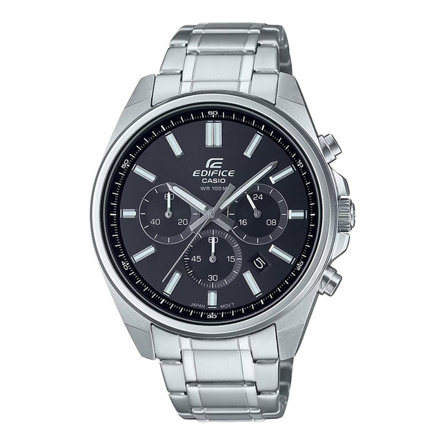 Casio Edifice EFV-650D-1AVUDF Chronograph Black Dial Stainless Steel Band