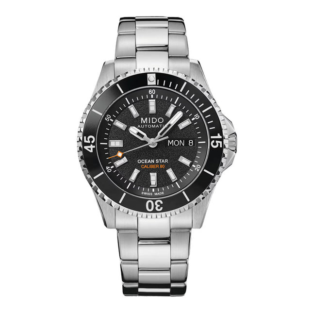 MIDO Ocean Star 200 M026.930.11.051.00 Automatic Black Dial Stainless Steel Strap