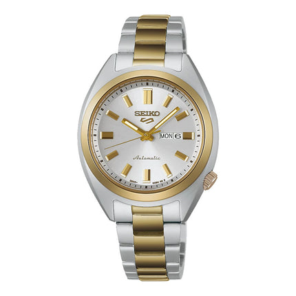Seiko 5 Sport SRE024K1 Hebitama SNXS Series Ladies Mixed Metal Dial Dual Tone Stainless Steel Strap
