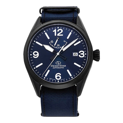 Orient Star RE-AU0207L Outdor Automatic Men Navy Blue Dial Navy Blue Nylon Strap