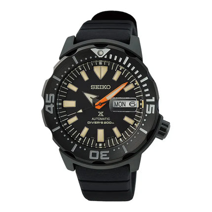 Seiko Prospex SRPH13K1 The Black Series Monster Automatic Black Silicone Strap LIMITED EDITION