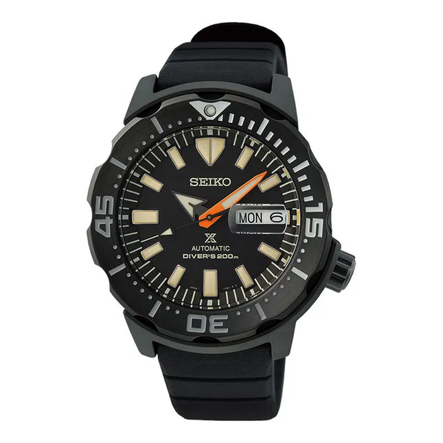 Seiko Prospex SRPH13K1 The Black Series Monster Automatic Black Silicone Strap LIMITED EDITION