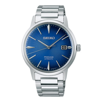 Seiko Presage SRPJ13J1 Cocktail Time Aviation Automatic Blue Dial Stainless Steel Strap