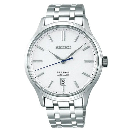 Seiko Presage SRPD39J1 Zen Garden Automatic White Dial Stainless Steel Strap