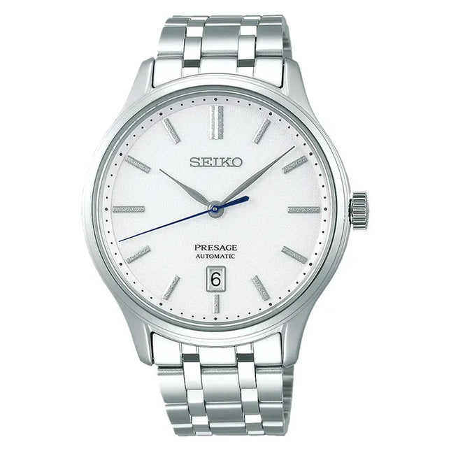 Seiko Presage SRPD39J1 Zen Garden Automatic White Dial Stainless Steel Strap