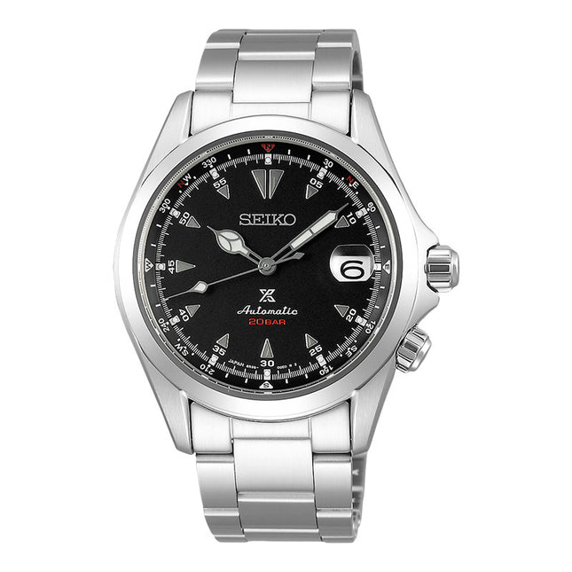Seiko Prospex SPB117J1 Alpinist Black Dial Stainless Steel Strap