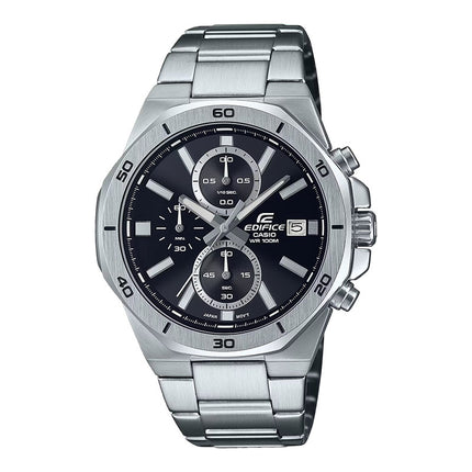 Casio Edifice EFV-640D-1AVUDF Chronograph Men Black Dial Stainless Steel Band