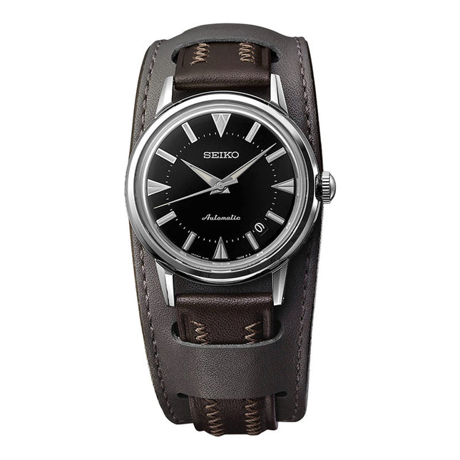 Seiko Prospex SJE085J1 The 1959 Alpinist Re-Creation Black Dial Brown Leather Strap Limited Edition