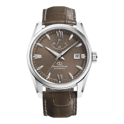 Orient Star RE-AU0113Y Contemporary Date Automatic Brown Dial Brown Leather Strap