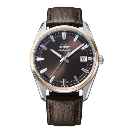 Orient Contemporary RA-AC0R03Y Stretto Date Brown Dial Brown Leather Strap