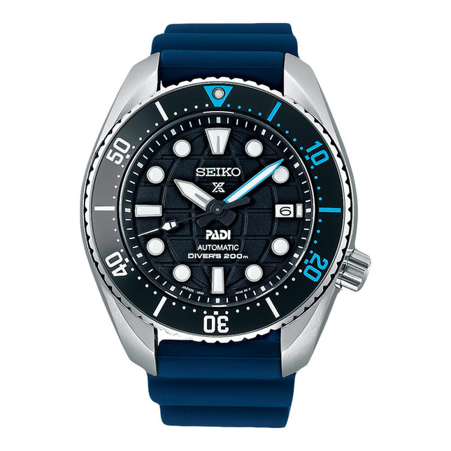 Seiko Prospex SPB325J1 King Sumo Automatic Divers Black Dial Silicone Strap PADI Special Edition