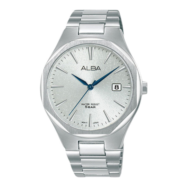Alba Prestige AS9U61X1 Men Silver Dial Stainless Steel Strap