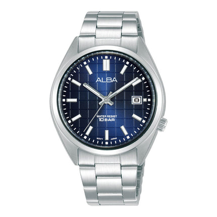 Alba Active AG8M35X1 Ladies Blue Patterned Dial Stainless Steel Strap