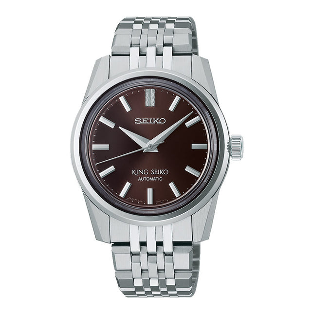 Seiko King Seiko SPB285J1 Automatic Brown Dial Stainless Steel Strap