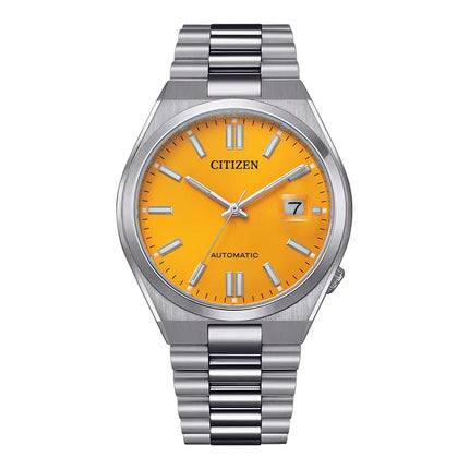 Citizen Mechanical NJ0150-81Z Tsuyosa Automatic Men Yellow Dial Stainless Steel Strap