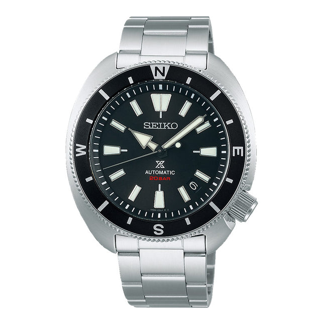 Seiko Prospex SRPH17K1 Tortoise Land Automatic 200M Black Dial Stainless Steel Strap