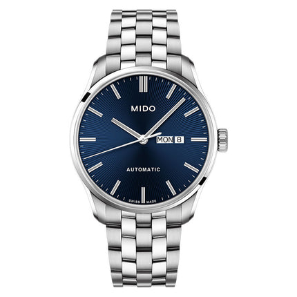 MIDO Belluna II M024.630.11.041.00 Automatic Blue Dial Stainless Steel Strap