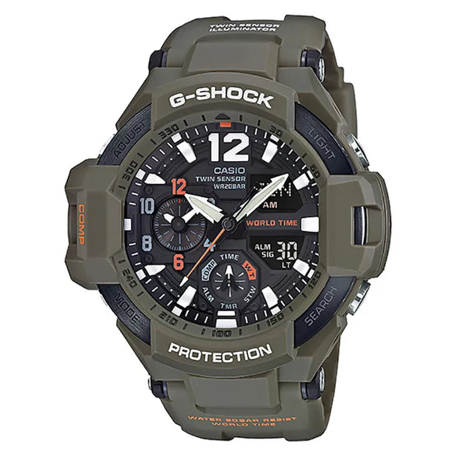Casio G-Shock Gravitymaster GA-1100KH-3ADR Water Resistant 200M Resin Band