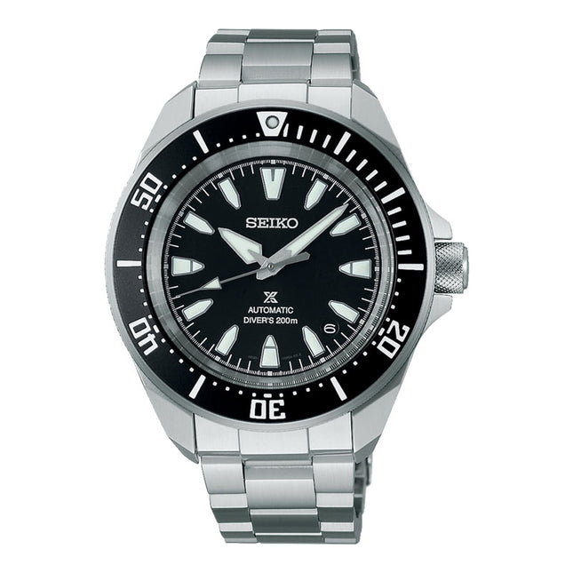 Seiko Prospex SRPL13K1 Diver Samurai Shog-Urai Black Dial Stainless Steel Strap