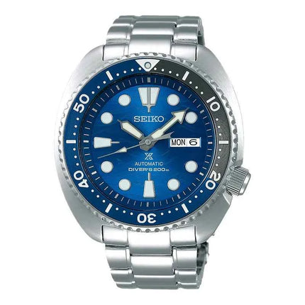 Seiko Prospex SRPD21K1 Turtle Save The Ocean Automatic Blue Dial Stainless Steel Strap