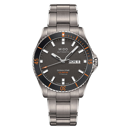 MIDO Ocean Star M026.430.44.061.00 Caliber 80 Automatic Anthracite Dial Titanium Strap