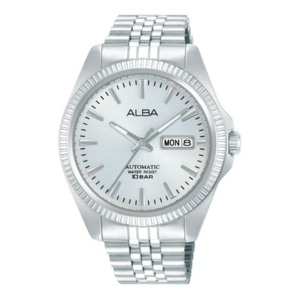 Alba AL4791X1 Men Automatic Silver Dial Stainless Steel Strap