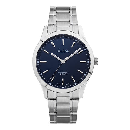 Alba Prestige ARX015X1 Men Dark Blue Dial Stainless Steel Strap