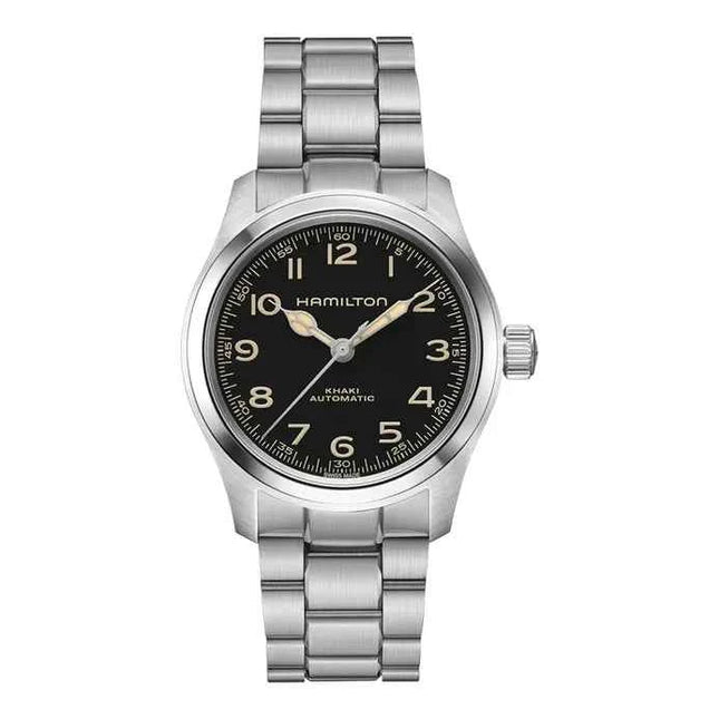 Hamilton Khaki Field H70405130 Murph 38mm Automatic Black Dial Stainless Steel Strap