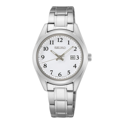 Seiko Ladies SUR465P1 Discover More White Dial Stainless Steel Strap