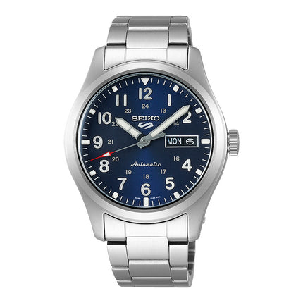 Seiko 5 Sports SRPG29K1 Field Sports Style Automatic Blue Dial Stainless Steel Strap