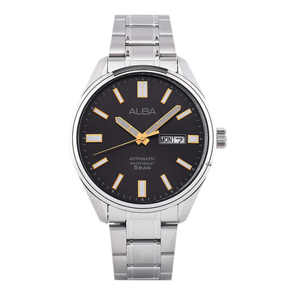 Alba Mechanical AL4149X1 Men Grey Dial Stainless Steel Strap