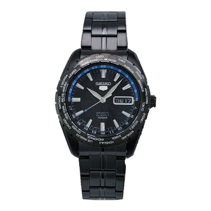 Seiko 5 Sports SNZG57K1 Automatic Black Dial Black Stainless Steel Strap