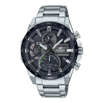 Casio Edifice EQS-940DB-1AVUDF Solar Powered Chronograph Black Dial Stainless Steel Band