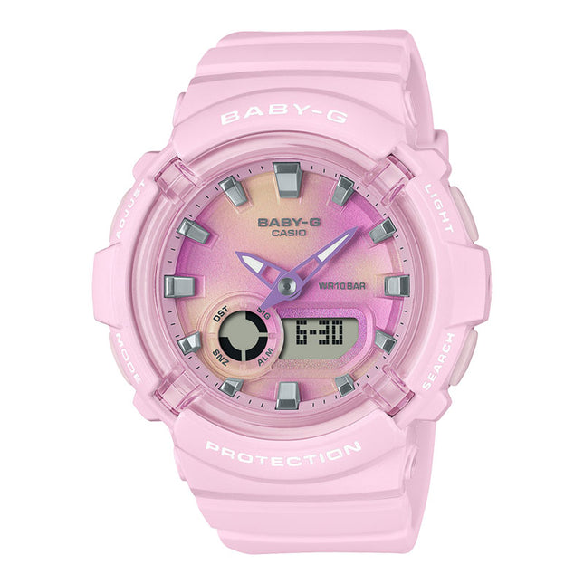 Casio Baby-G BGA-280TD-4ADR Tie Dye Digital Analog Dial Pink Resin Band