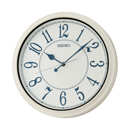 Jam Dinding Seiko QXA801W 40.6 cm White Ash Dial Round Case
