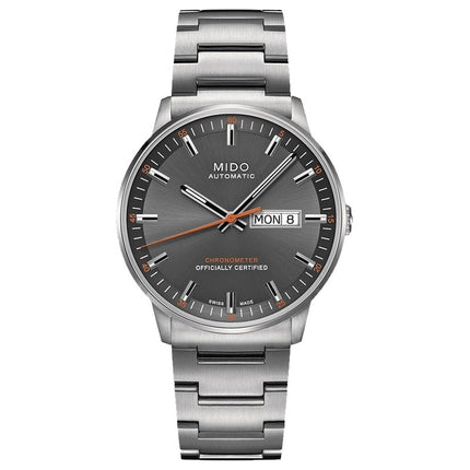 MIDO Commander II M021.431.11.061.01 Chronometer Automatic Anthracite Dial Stainless Steel Strap
