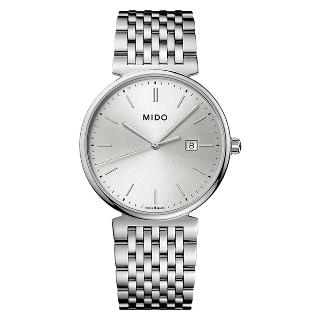 MIDO Dorada M033.410.11.031.00 Men Silver Dial Stainless Steel Strap