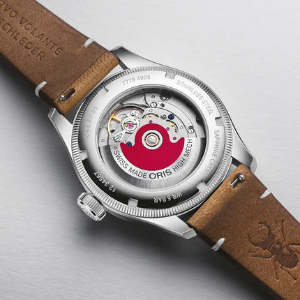 Oris Big Crown 01-754-7779-4063-SET X Cervo Volante Grey Dial Dark Brown Leather Strap