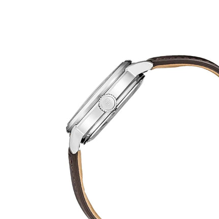 Seiko Presage SPB115J1 Craftsmanship Riki Watanabe Brown Enamel Dial Brown Leather Strap