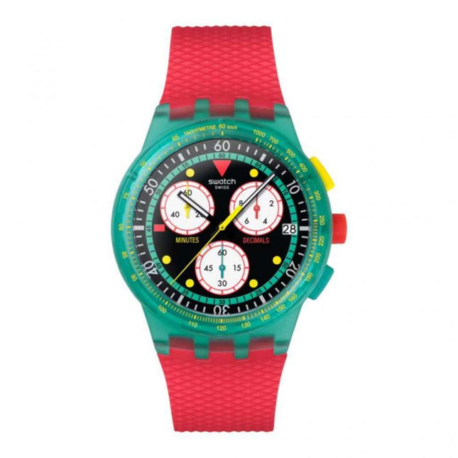 SWATCH SUSG409 NEON EMERALD CHRONO
