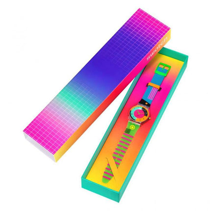 SWATCH SS08K119 NEON HOT RACER