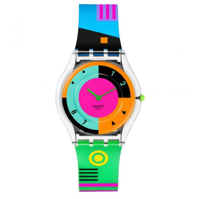 SWATCH SS08K119 NEON HOT RACER