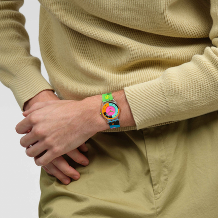 SWATCH SS08K119 NEON HOT RACER