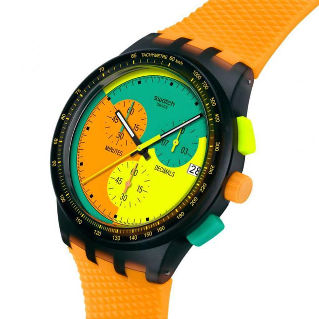SWATCH SUSB422 NEON SIGNAL FLAG