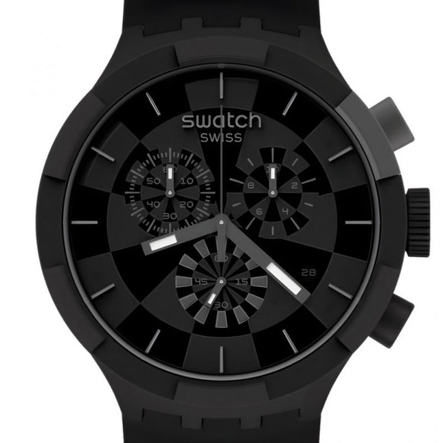 SWATCH SB02B400 CHECKPOINT BLACK