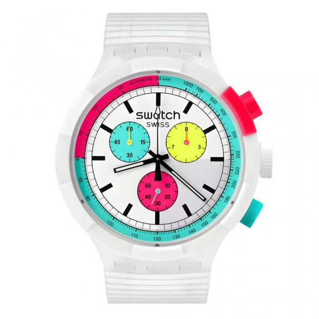 SWATCH SB06W100 THE PURITY OF NEON
