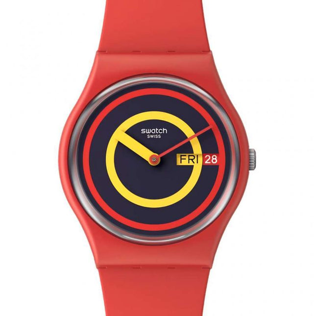 SWATCH SO28R702 CONCENTRIC RED