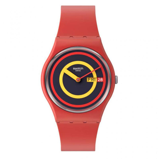 SWATCH SO28R702 CONCENTRIC RED