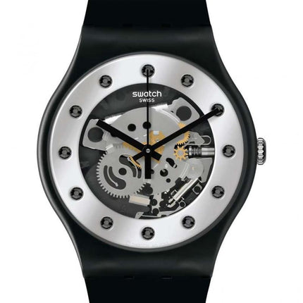 SWATCH SO29B109 SILVER GLAM