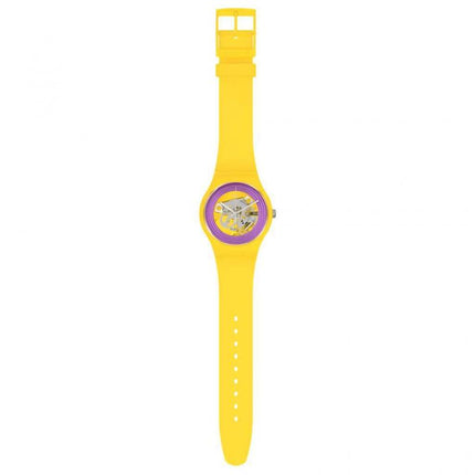 SWATCH SO29J100 PURPLE RINGS YELLOW